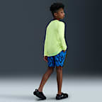 Shorts de playa o alberca con forro de ropa interior de 18 cm para niño talla grande Nike Swim Breaker