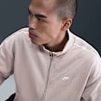 Nike Sportswear Club 男款寬版針織田徑外套