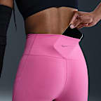 Nike One Women's High-Waisted 8" Biker Shorts with Pockets