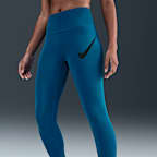 Leggings de correr de tiro alto de 7/8 para mujer Nike Tempo Swoosh Run