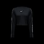 เสื้อยืดเอวลอยแขนยาว Dri-FIT ผู้หญิง Nike Pro