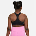 Nike Swoosh Girls' Sports Bra (Extended Size)