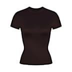 Playera de manga corta de cuello alto para mujer NikeSKIMS Shine