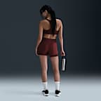 Shorts Dri-FIT 2 en 1 de tiro medio de 8 cm para mujer Nike One