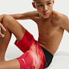 Nike Swim Breaker Big Kids' (Boys') 7" Brief-Lined Volley Short