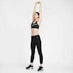 สปอร์ตบราผู้หญิงเสริมฟองน้ำ Nike Swoosh Medium Support