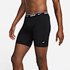 Nike Dri-FIT Essential Cotton Stretch Calzoncillos largos para hombre (paquete de 3)