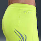 ナイキ ファスト メンズ Dri-FIT 1/2レングス ランニング タイツ (インナー付き)