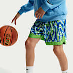 Shorts de básquetbol Dri-FIT de 13 cm para niños talla grande Nike Court