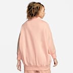 Nike Sportswear Phoenix Fleece Women's Over-Oversized Mock-Neck 3/4-Sleeve Sweatshirt