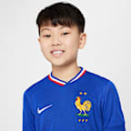 FFF (Men's Team) 2024/25 Stadium Home Older Kids' Nike Dri-FIT Football Replica Shirt