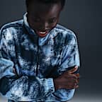 Nike One Women's Therma-FIT Oversized 1/2-Zip Fleece Printed Top
