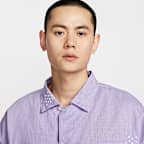Nike Life Men's Linen Short-Sleeve Button Down