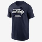 Playera Nike de la NFL para hombre Seattle Seahawks Essential - Azul marino