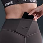 ナイキ ユニバーサ ウィメンズ ハイウエスト 21cm バイカーショートパンツ フロントシームなし