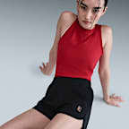 NikeCourt Heritage Women's Mid-Rise Fleece Tennis Shorts