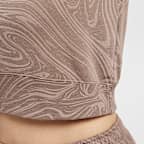 Nike Sportswear Chill Terry Women's Short-Sleeve French Terry Printed Top