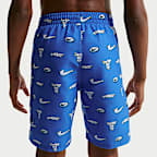 Shorts de playa o alberca de 18 cm con forro de ropa interior para niño talla grande Nike Swim Breaker