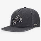 Detroit Lions Pro Men's Nike NFL Adjustable Hat - Anthracite