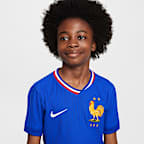 FFF (herenelftal) 2024/25 Match Thuis Nike Dri-FIT ADV authentiek voetbalshirt voor kids