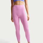Leggings de tiro alto de 7/8 sin costura delantera para mujer Nike Zenvy