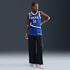 Giannis Antetokounmpo Milwaukee Bucks 2024/25 City Edition 男款 Nike Dri-FIT NBA Swingman 球衣