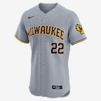 Christian Yelich Milwaukee Brewers Men's Nike Dri-FIT ADV MLB Elite Jersey