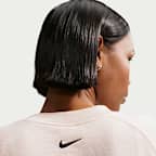 Nike Sportswear Women's Loose Short-Sleeve French Terry Crew-Neck Sweatshirt