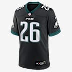 Saquon Barkley Philadelphia Eagles Men's Nike NFL Game Jersey - Black