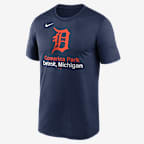 Detroit Tigers Stadium Legend Men's Nike Dri-FIT MLB T-Shirt - Navy