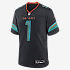 Tua Tagovailoa Miami Dolphins Rivalries Collection Men’s Nike NFL Game Jersey - Navy