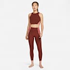 เลกกิ้งเอวสูงผู้หญิง 7/8 ส่วน Nike Yoga Luxe