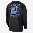 Playera de manga larga Nike de la NBA Max90 para hombre Memphis Grizzlies Courtside