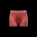 Nike Pro Women's Mid-Rise 3" Mesh-Paneled Shorts