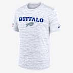 Buffalo Bills Rivalries Collection Sideline Velocity Men's Nike Dri-FIT NFL T-Shirt - White