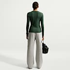 Nike Sportswear Longsleeve aus Rippmaterial mit enger Passform (Damen)