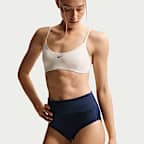 Parte de abajo de traje de baño de cintura alta para mujer Nike Swim Effortless Essential