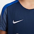 Paris Saint-Germain Strike Older Kids' Nike Dri-FIT Football Short-Sleeve Top