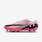 Chaussure de foot basse à crampons AG-Pro Nike Mercurial Vapor 15 Elite - Pink Foam/Noir