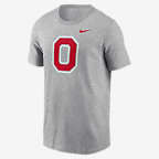 Ohio State Buckeyes Primetime Evergreen Alternate Logo Men's Nike College T-Shirt - Grey Heather