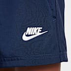 Shorts de tejido Woven de 12 cm para niños talla grande Nike Sportswear Club