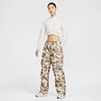 Nike Sportswear Women's Mid-Rise Oversized Camo Cargo Pants