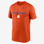 Clemson Primetime Kinetic Mantra Legend Men's Nike Dri-FIT College T-Shirt - Orange