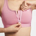 Nike Swoosh Front Zip Women's Medium-Support Padded Sports Bra