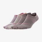 Calcetines invisibles de entrenamiento para mujer Nike Everyday Plus Lightweight (3 pares) - Multicolor