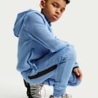 Fotbollsbyxor Nike England Tech Fleece för ungdom (killar)