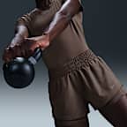 Shorts Dri-FIT 2 en 1 de tiro medio de 8 cm para mujer Nike One