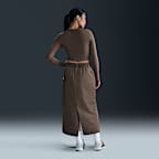 Playera slim cropped para mujer Nike Sportswear Chill Knit