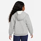 Nike Sportswear Club Fleece Younger Kids' Full-Zip Hoodie