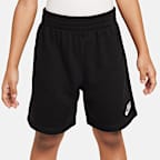 Conjunto de dos piezas con shorts de tejido Knit para niños talla pequeña Nike